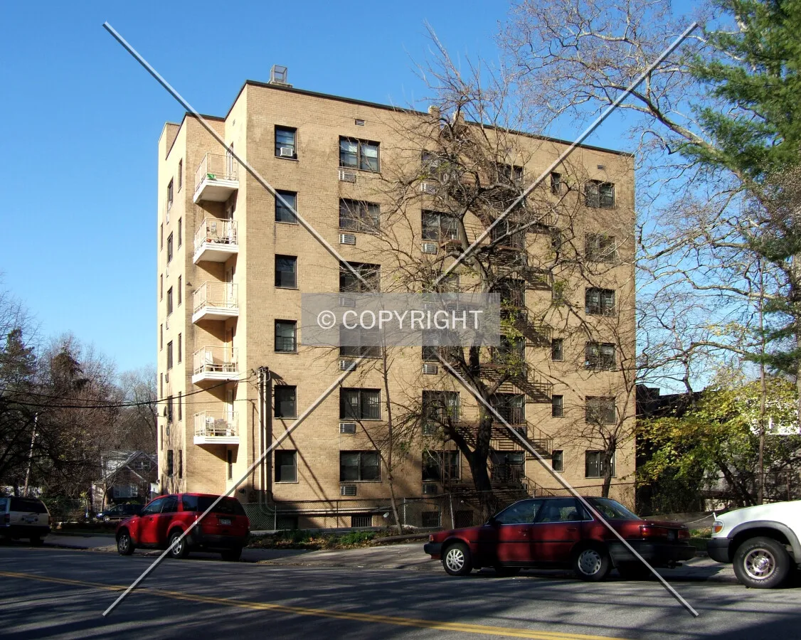 View from the southeast on Valentine Lane