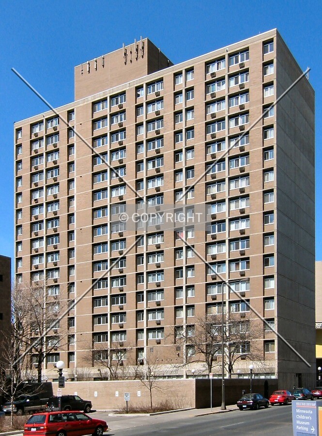 South facade from Wabasha Street