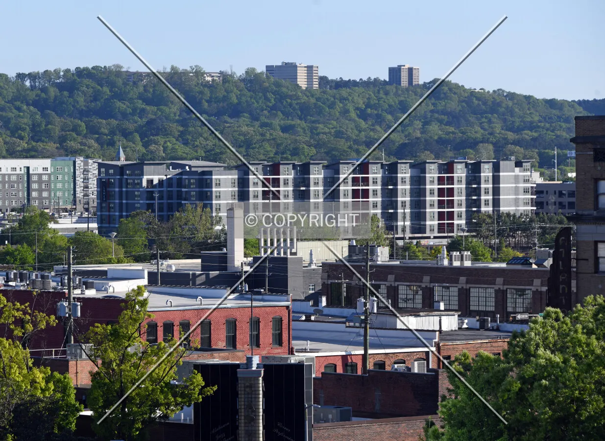 View from the northeast