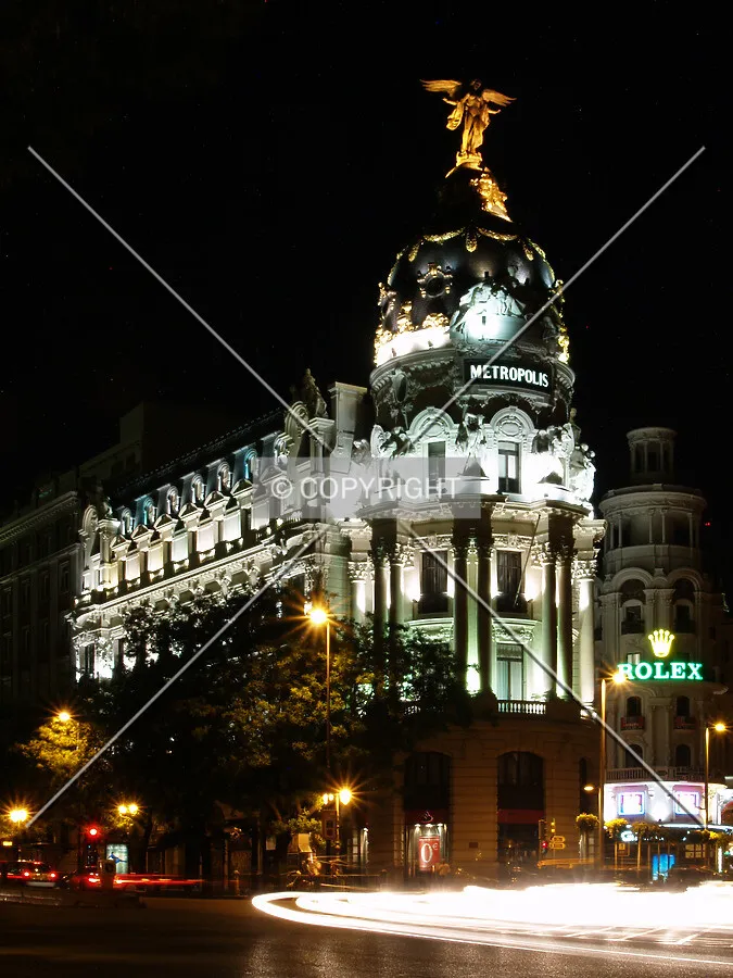 Night view from the eastern side