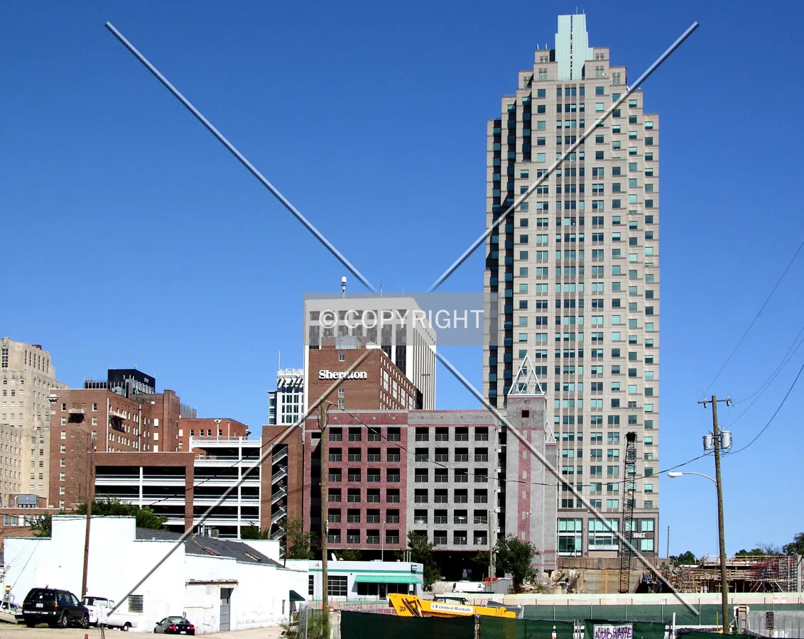 Partial skyline from the west