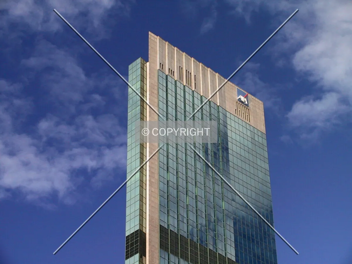 Top half of the building