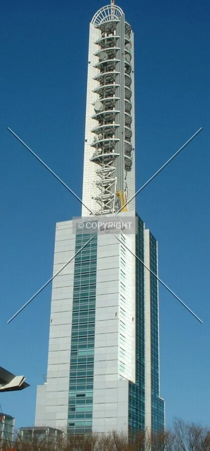Main view of tower