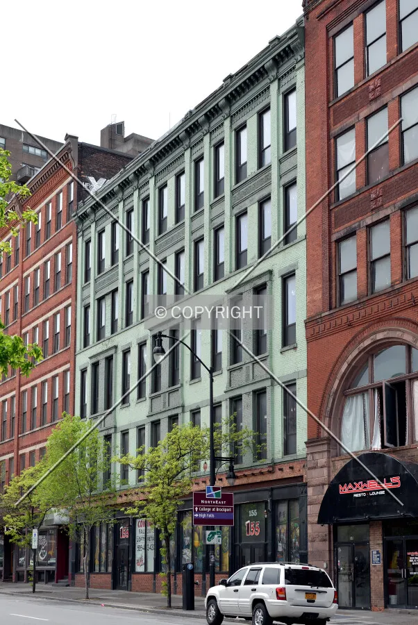 View from the northeast on St. Paul Street