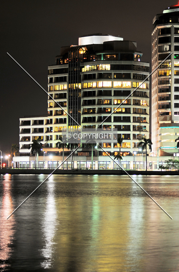 View from the north along the intracoastal waterway