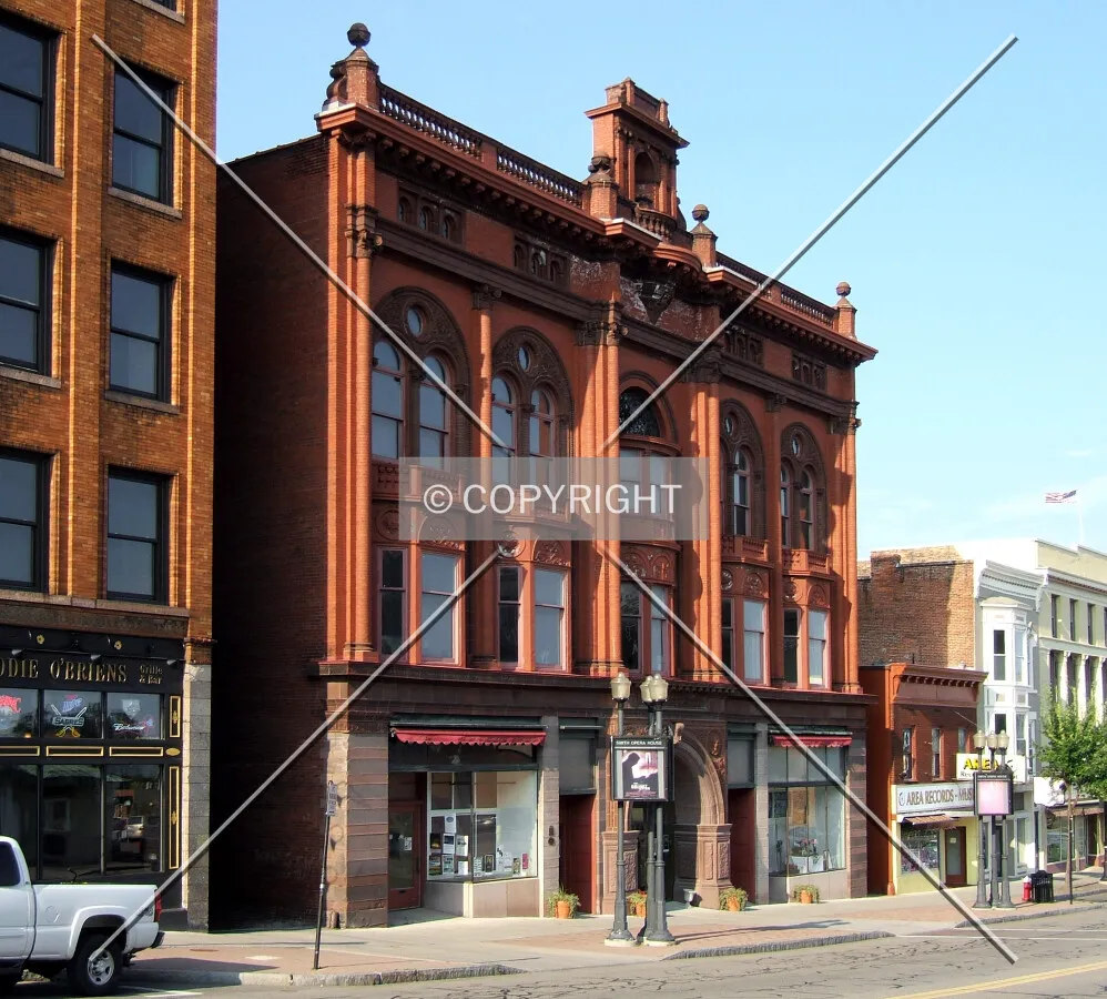View from the southwest on Seneca Street
