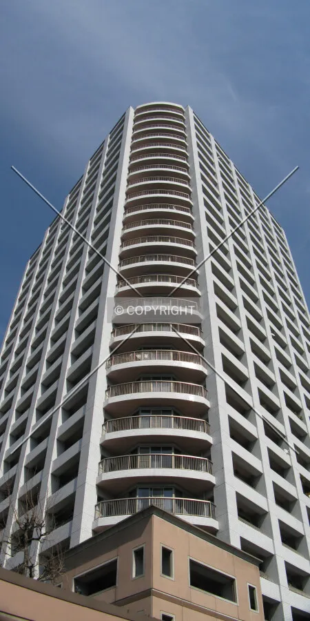 Looking up from the southwest