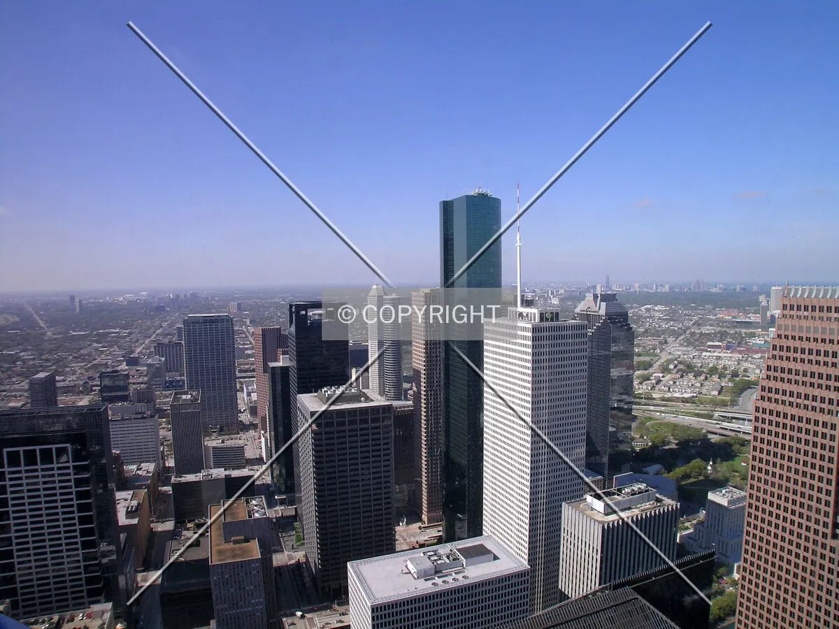 As seen from JPMorgan Chase Tower