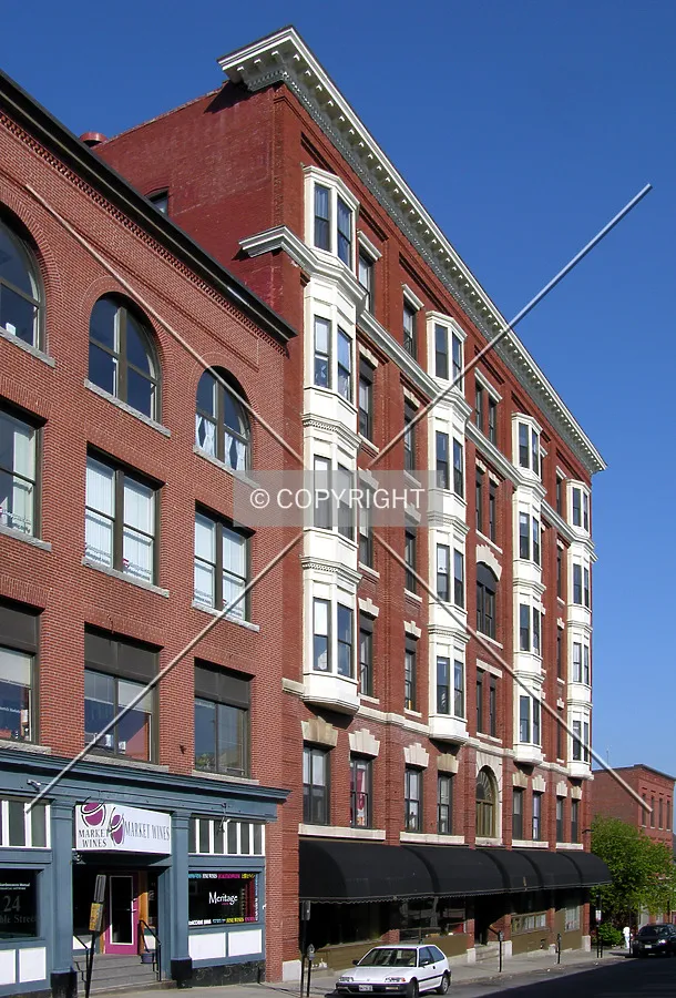 Looking northwest from Preble Street