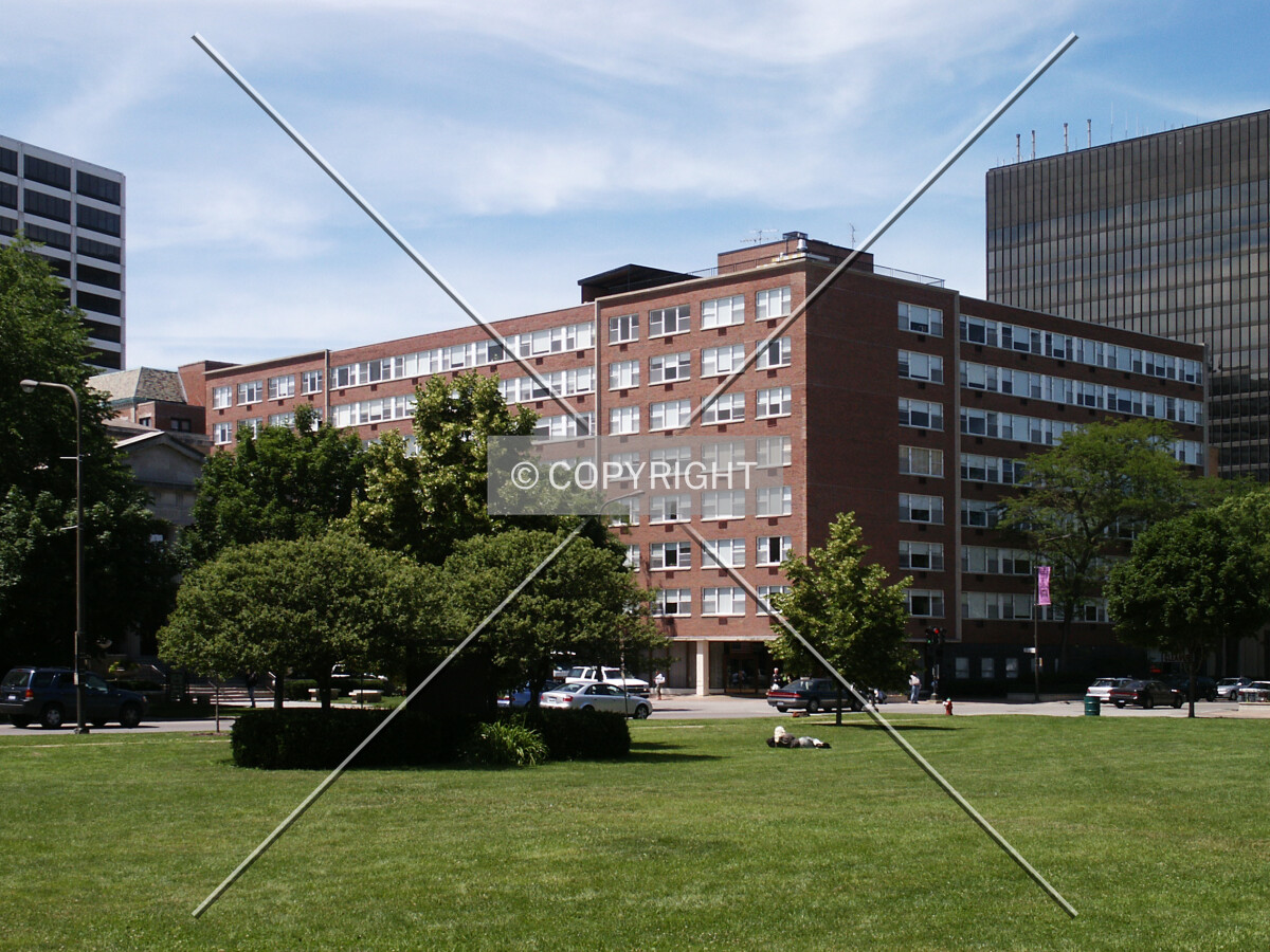 Southeast corner from Raymond Park