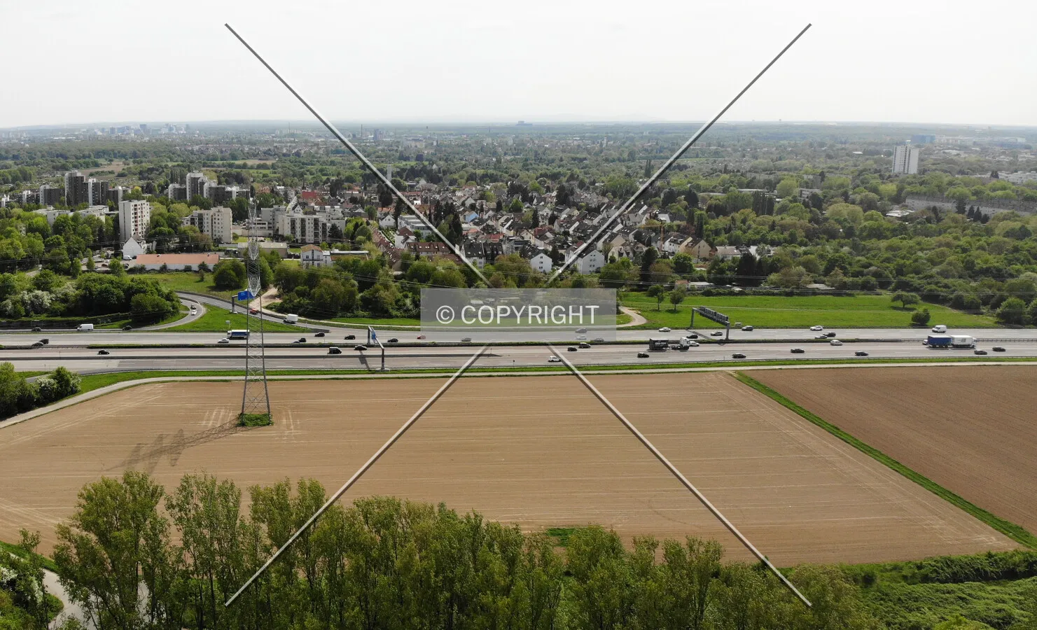 A66 highway at Eschborn