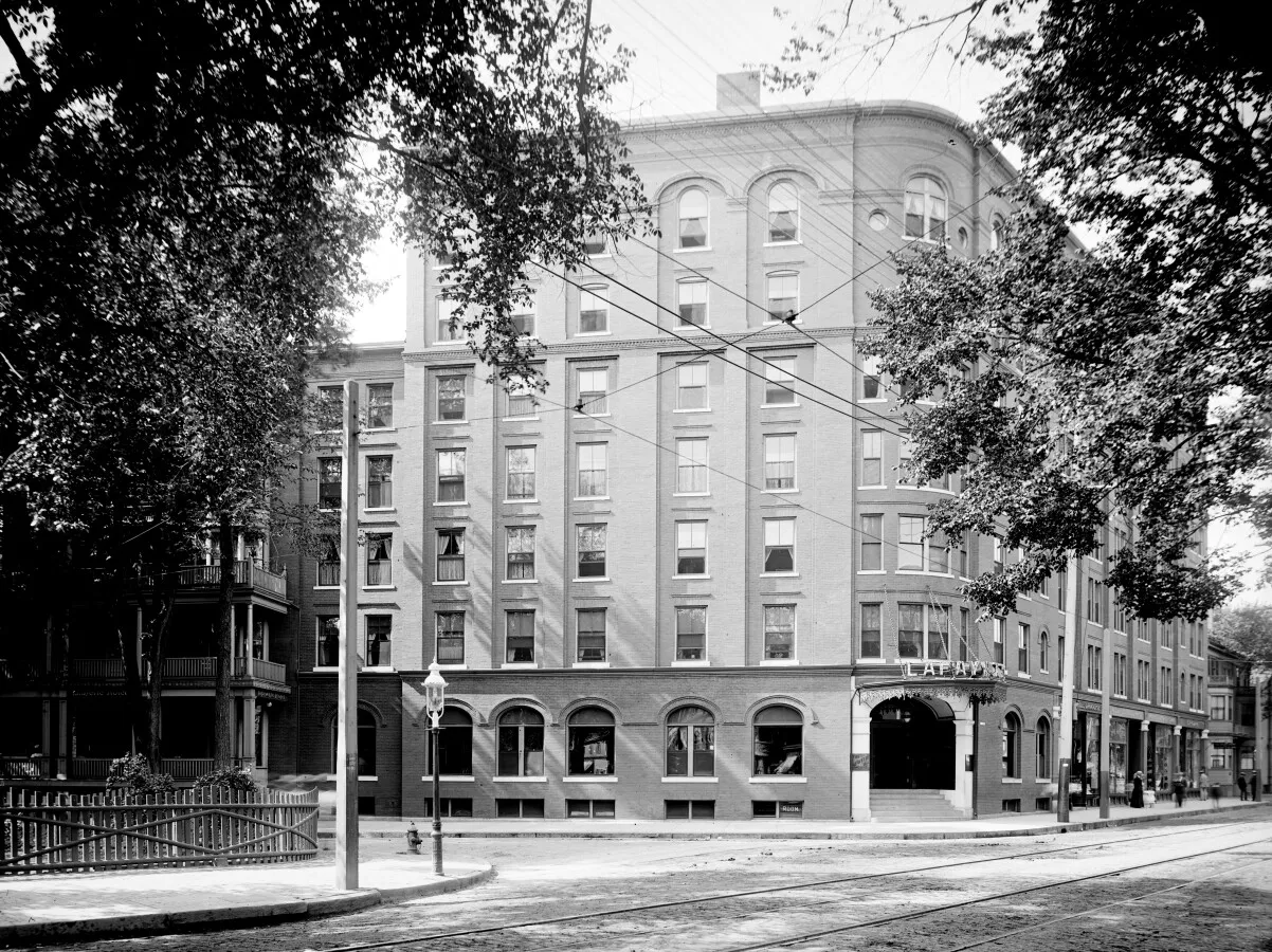 Vintage view from the northeast