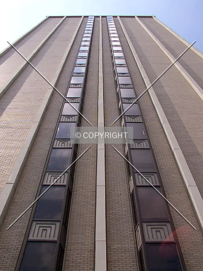 Looking up the east side