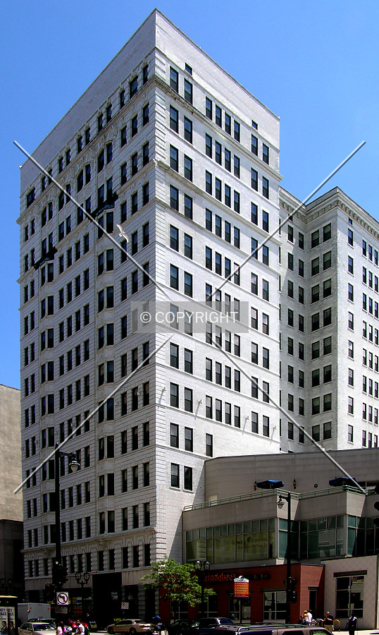 From the northwest across West Wisconsin Avenue