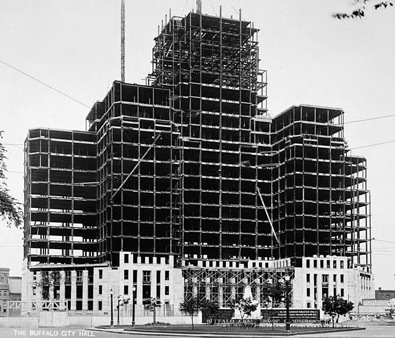 View from the southeast