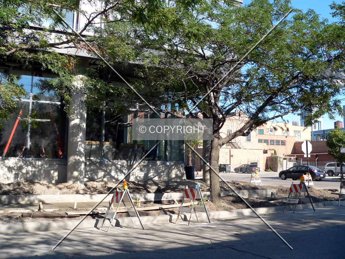 View of the southwest corner