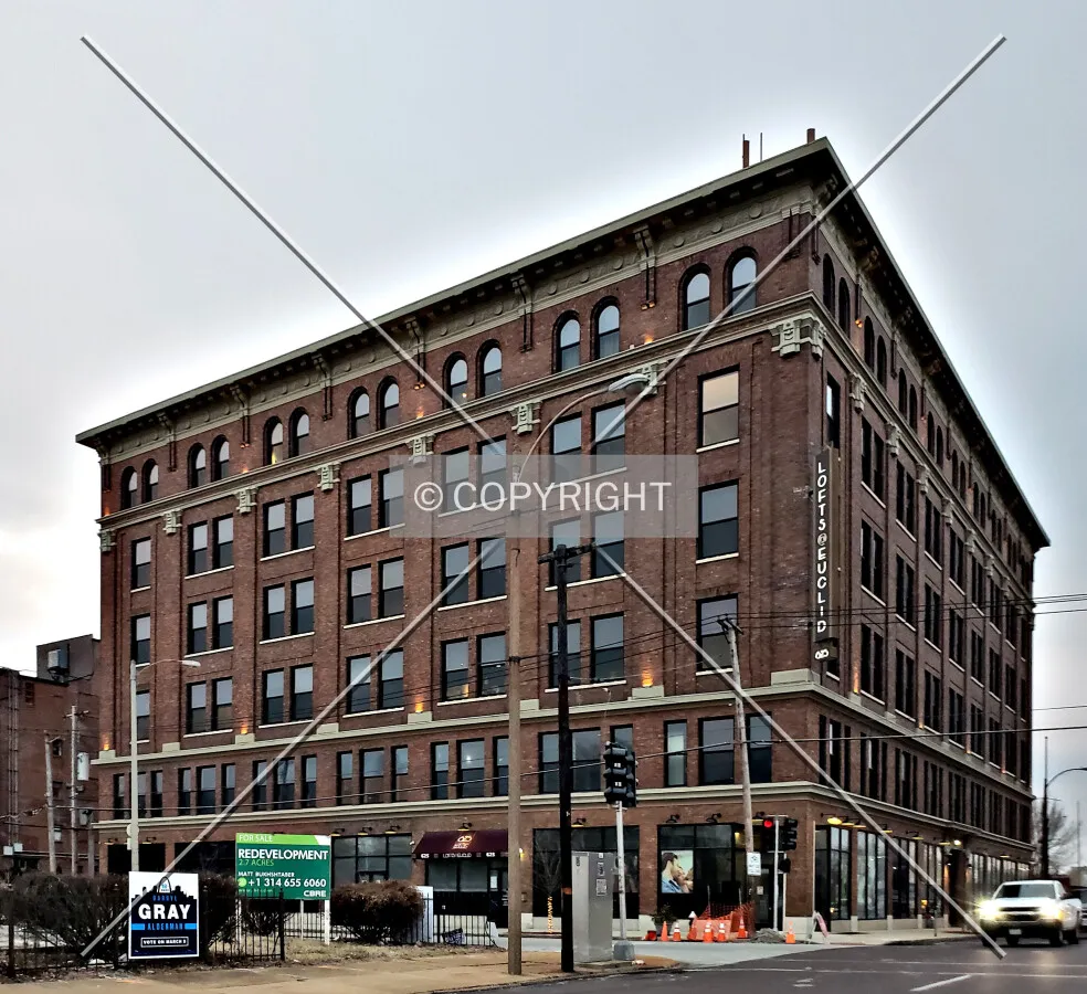 View from the northeast; February 7, 2019