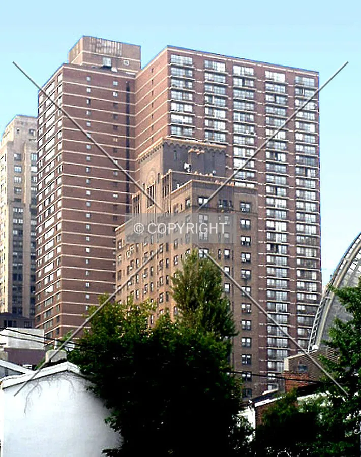 View from the southwest with The Westbury