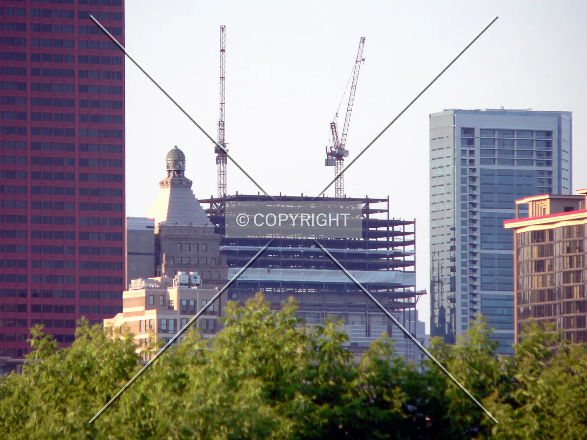 View to the northeast from the Chicago River