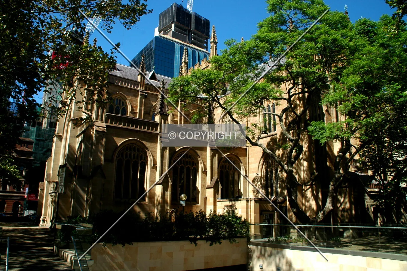 Looking south on Sydney Square