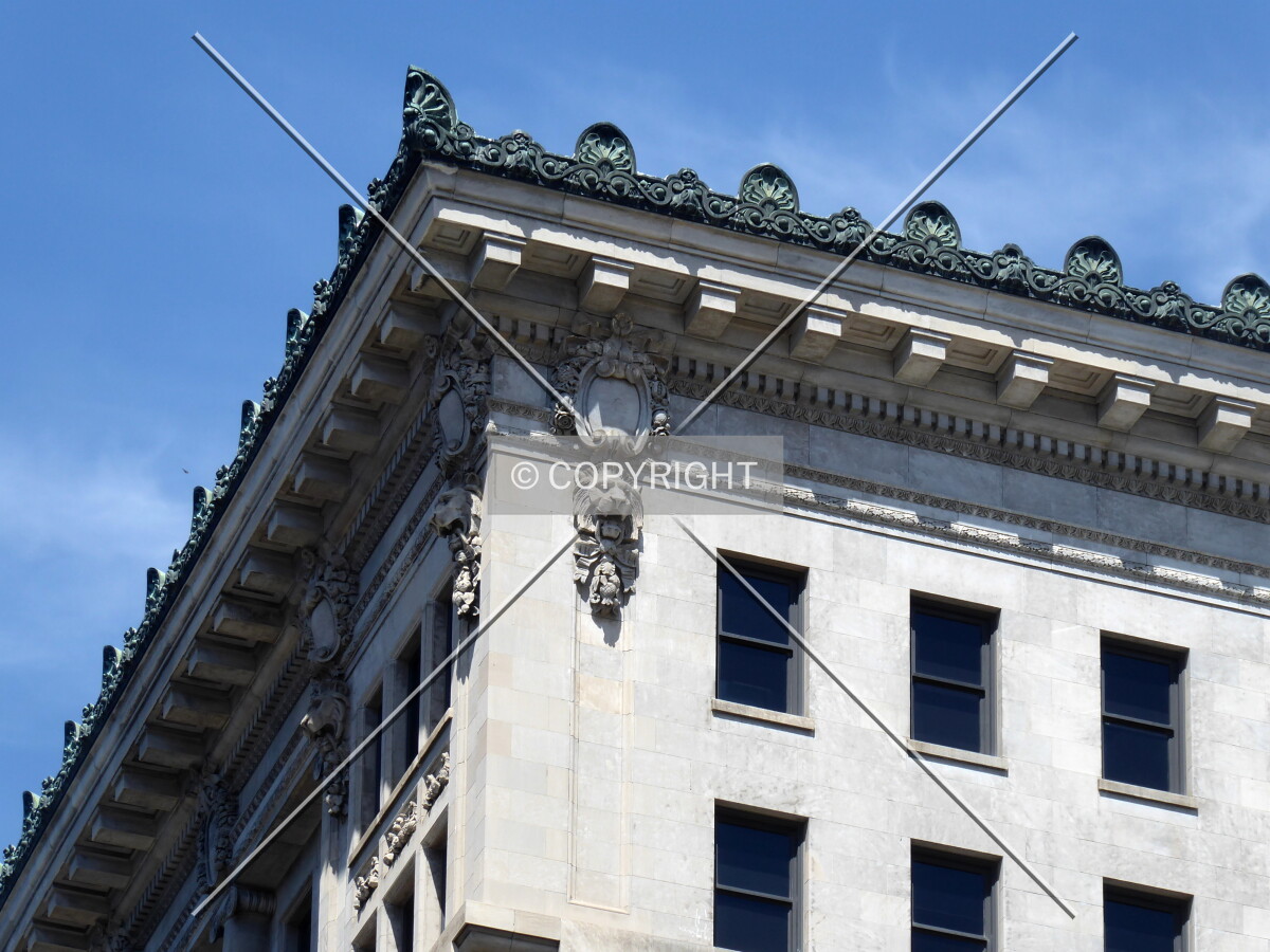 Southeast corner detail