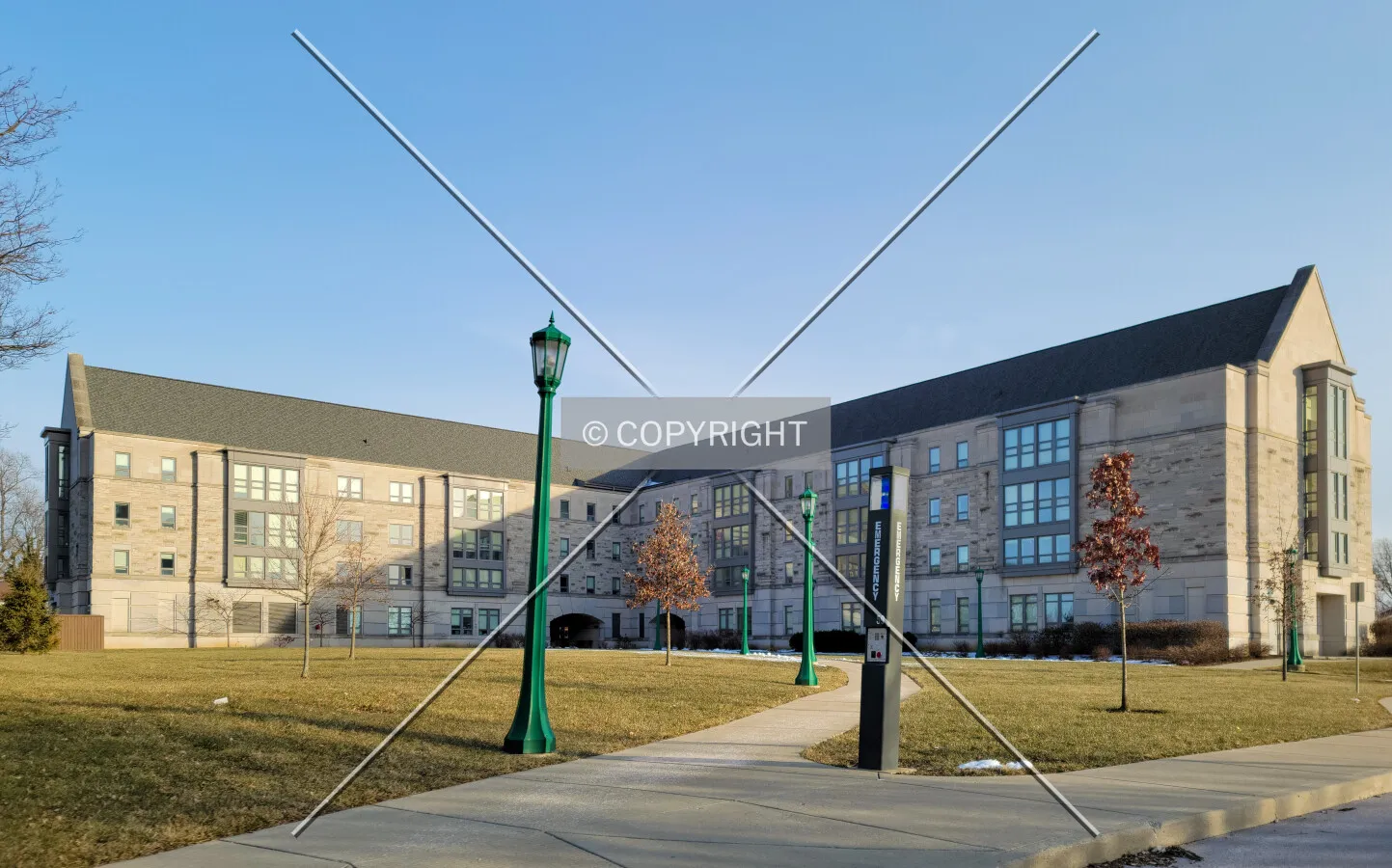 From the northwest; February 6, 2021