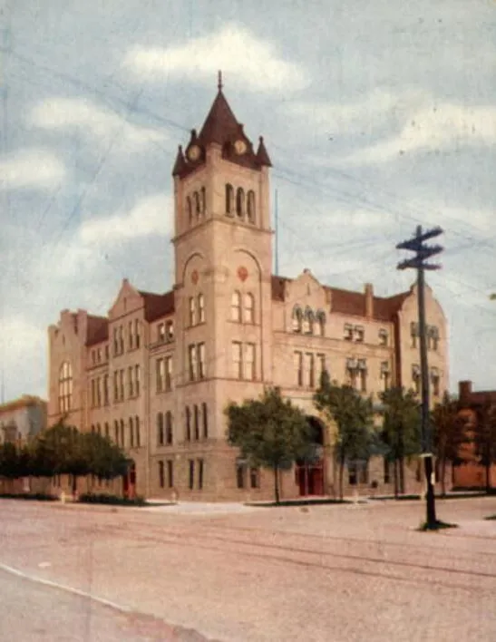 Vintage view from the northwest