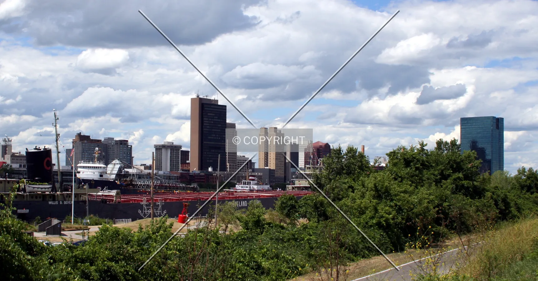 Skyline from southeast