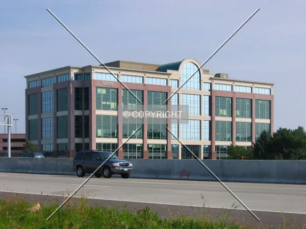 View to the southeast across Interstate 494