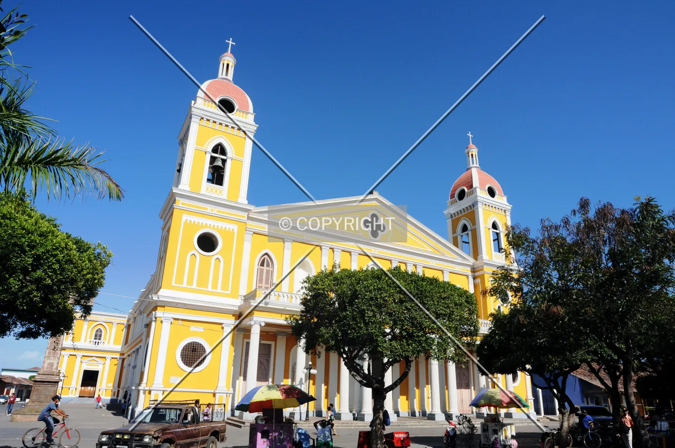 View from the west