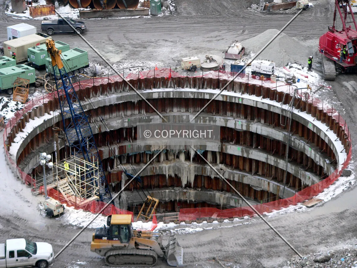 View of the core area