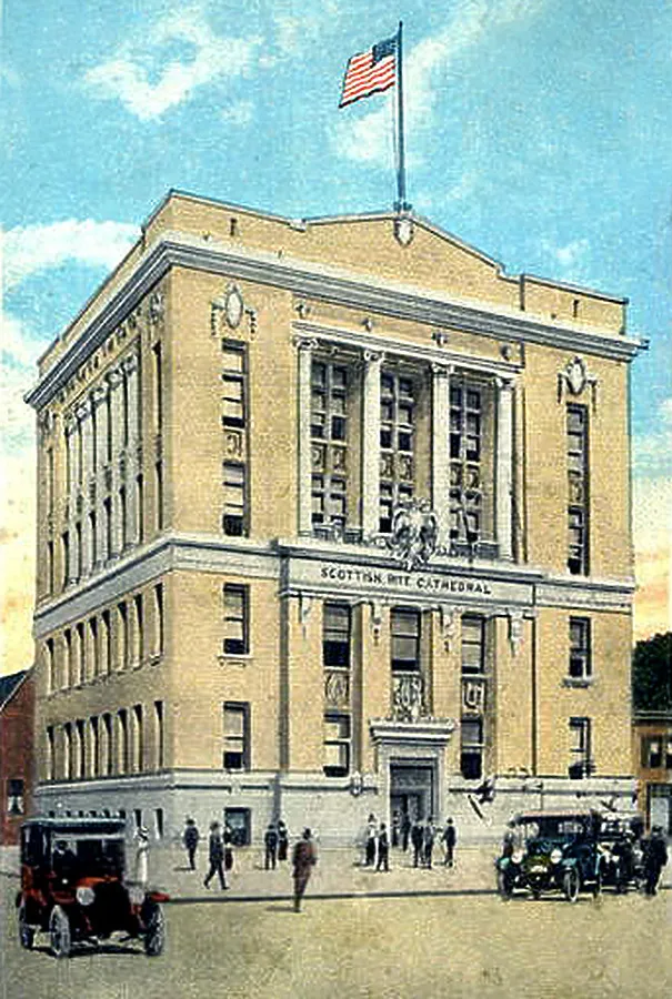 Vintage view from the southwest