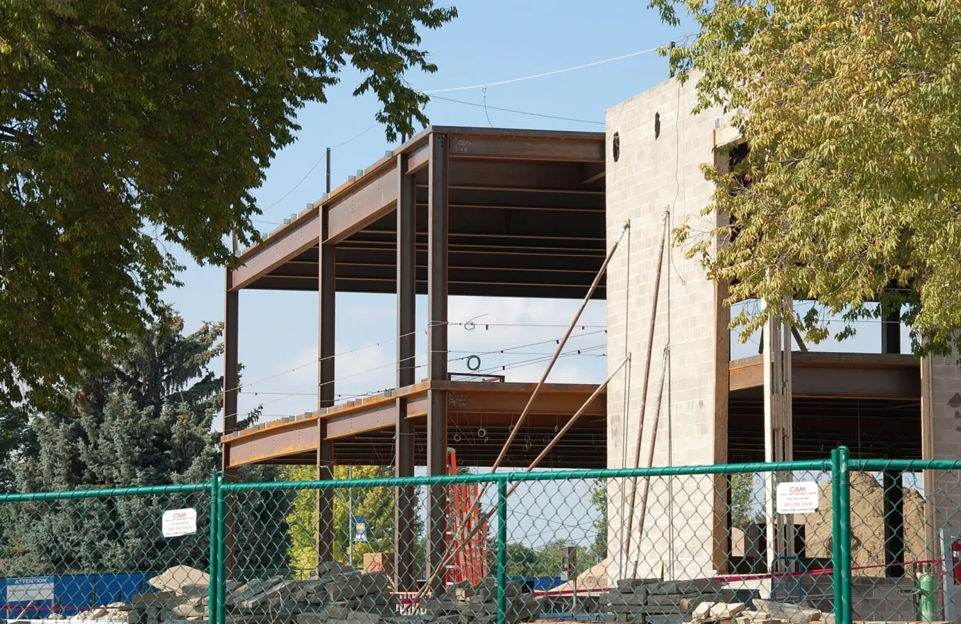 View from the southeast