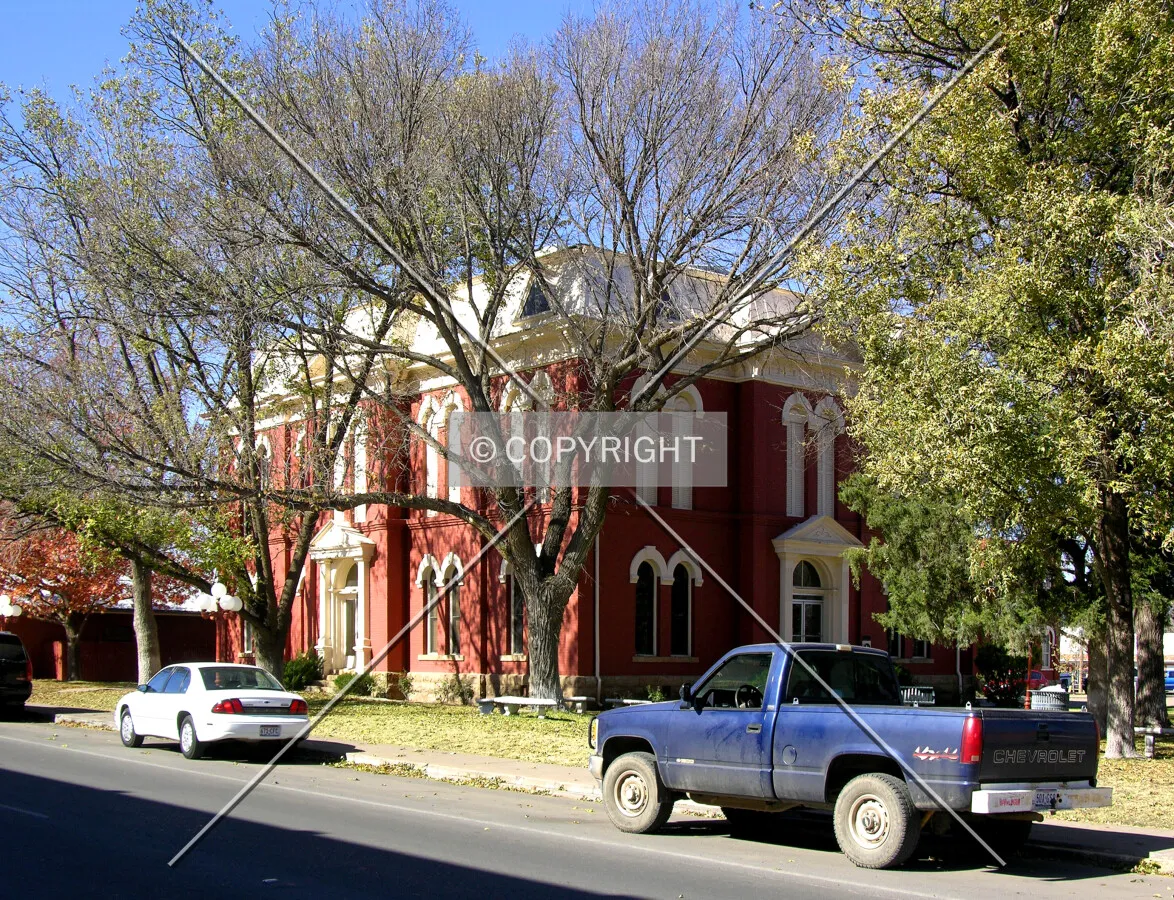 From across West E Street to the southeast