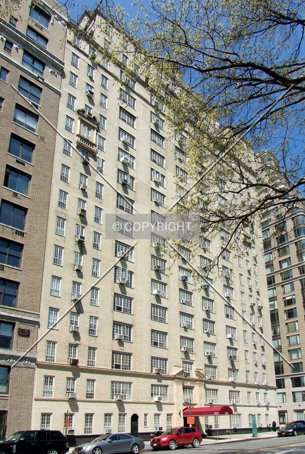 View from the southeast on Central Park West
