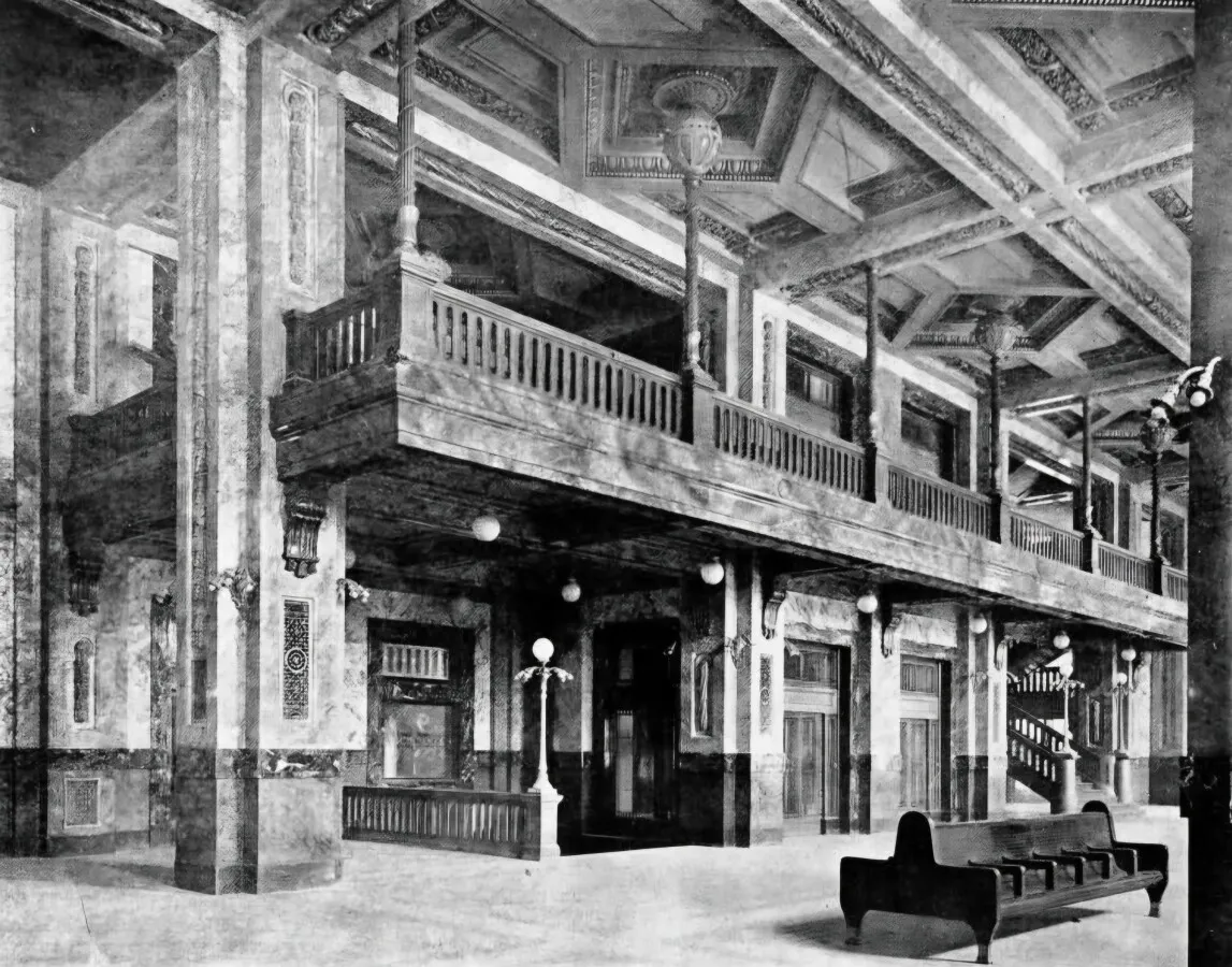 Vintage interior view