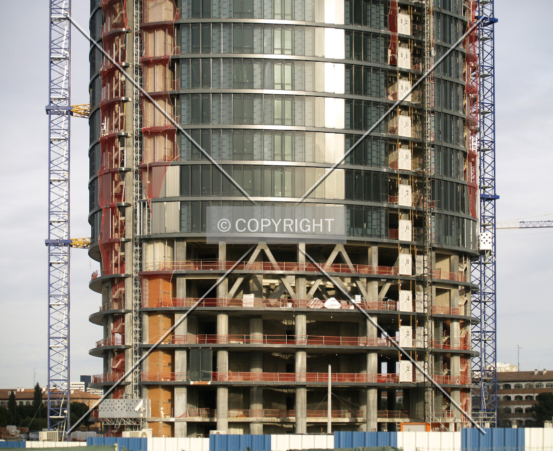 Lower floors as seen from the southwest