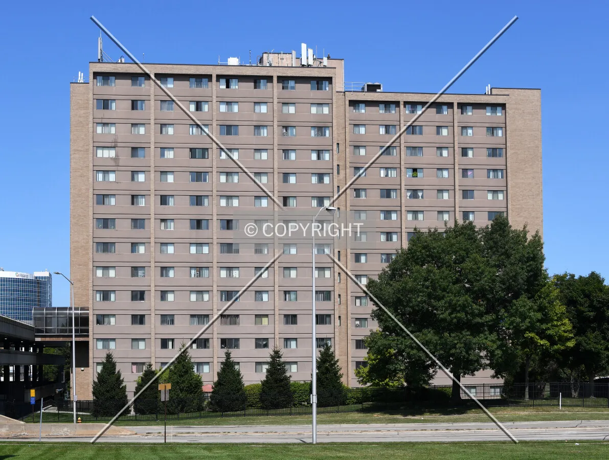 View from the southeast