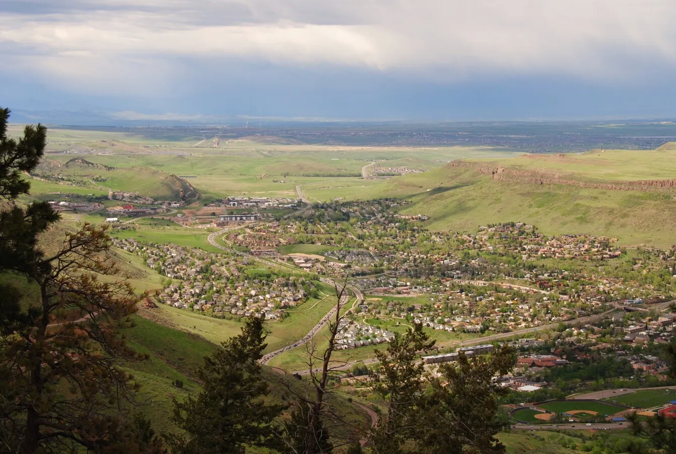 Looking north from Lookout Mountain