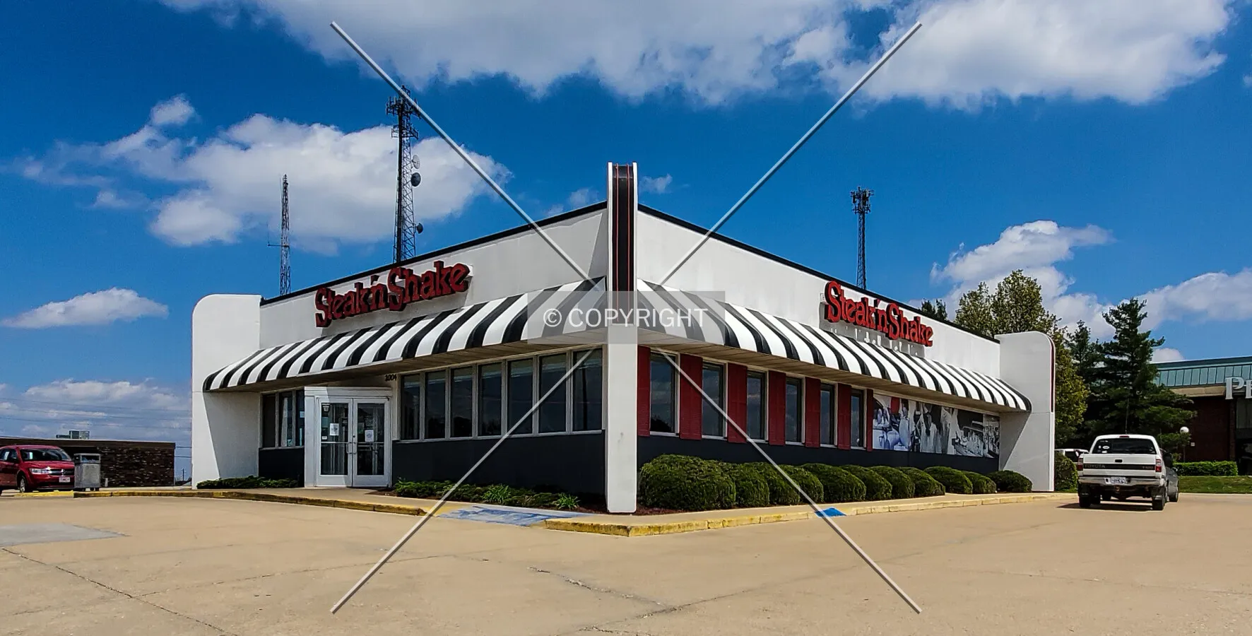 Southwest view; April 15, 2020