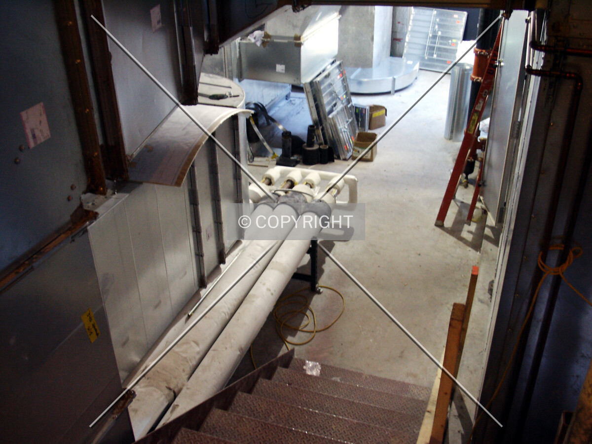 Mechanical area on the 27th floor