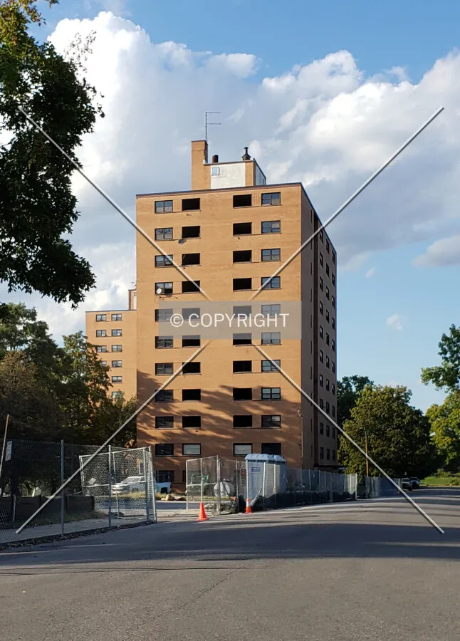 View from the southeast; October 2, 2019