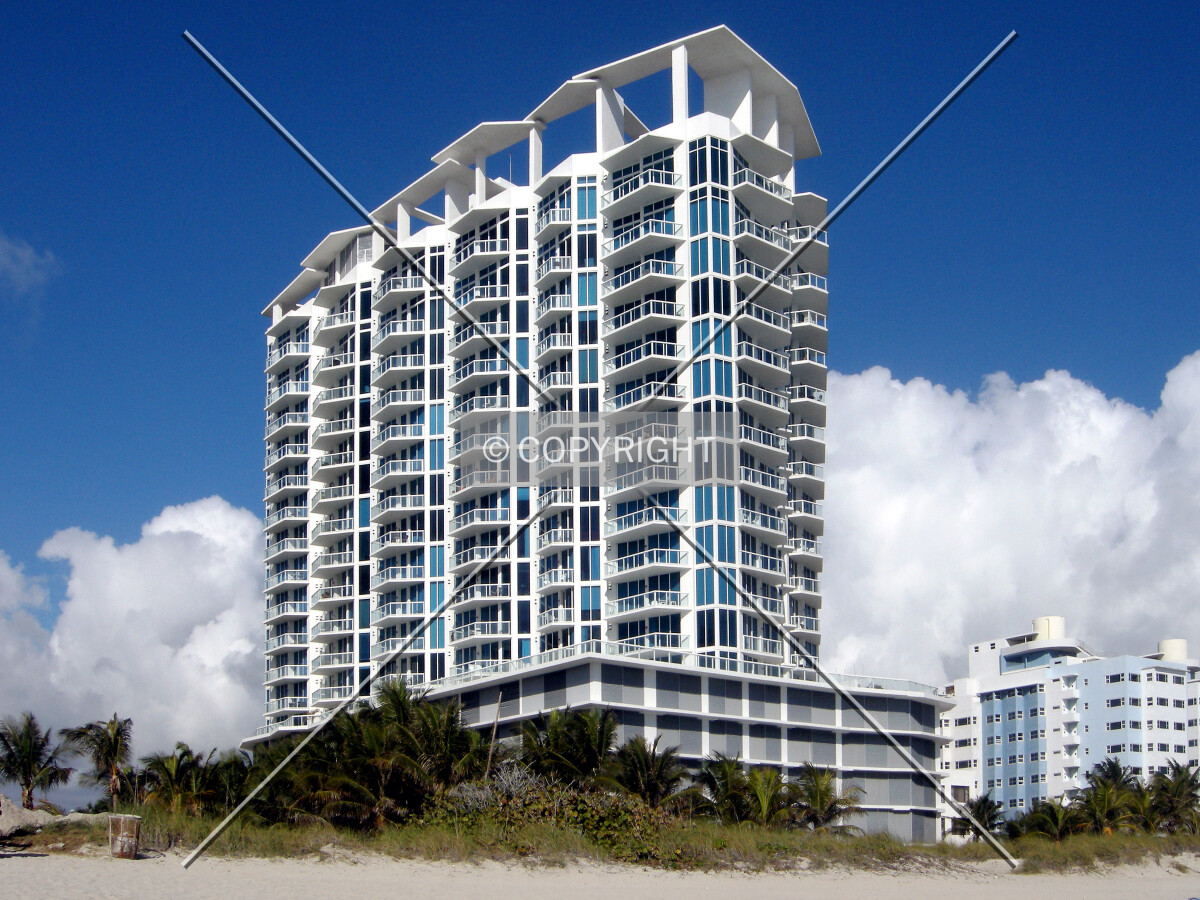 View from the southeast along the beach