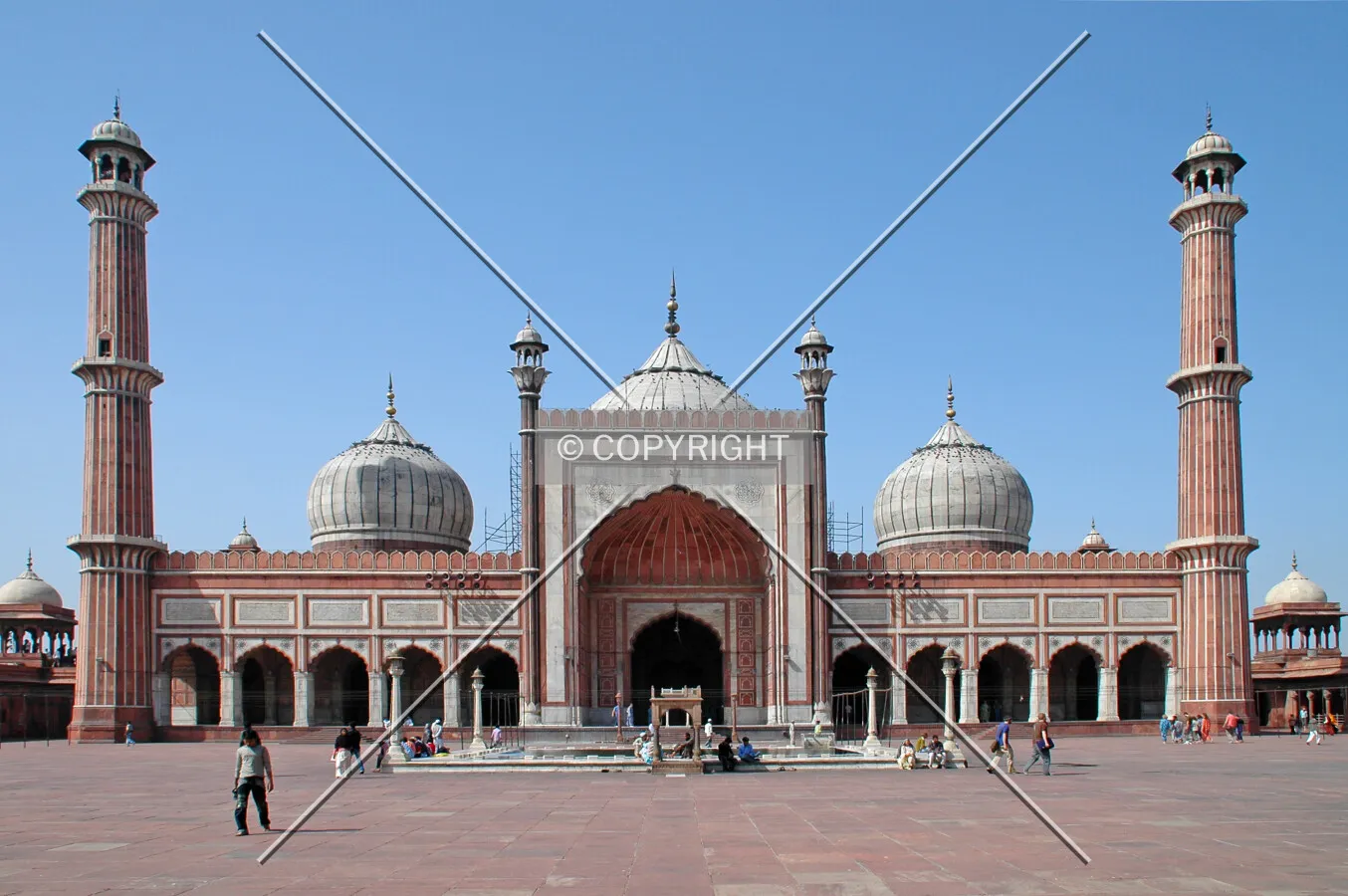 As seen from the east