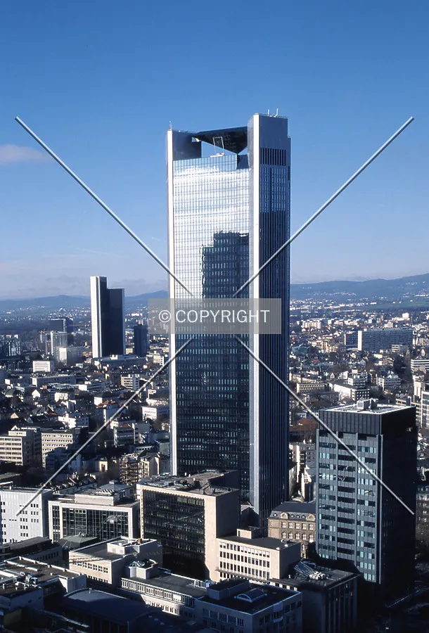 The Trianon skyscraper in Frankfurt