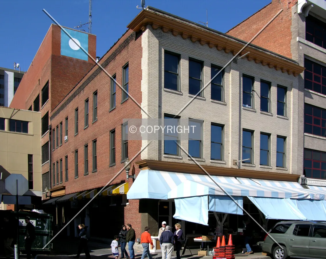 From across Market Street to the east