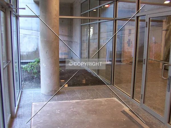 Inside the vestibule