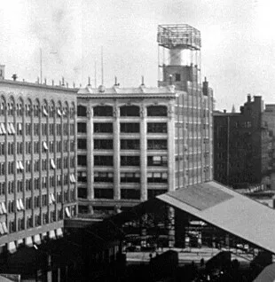 Vintage view from the northwest