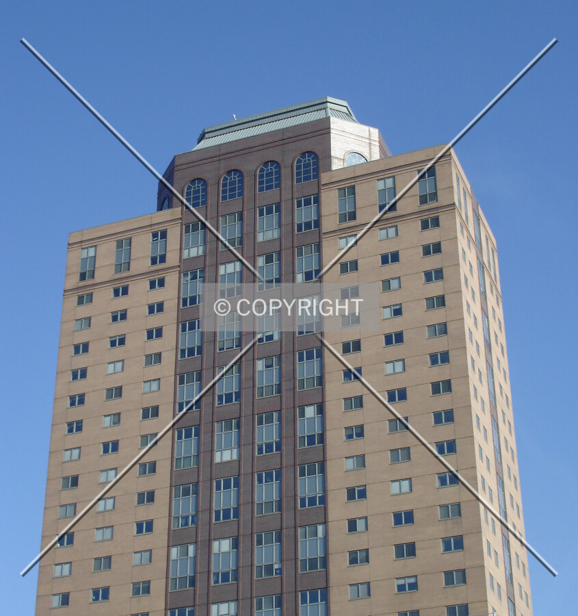 Looking up from the south