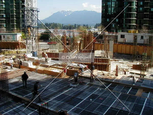 Looking north to Grouse Mountain